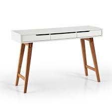 Chercher tous les produits, les producteurs et les revendeurs de bureaux style scandinave: Bureaux Meubles Et Rangements Bureau Style Scandinave Falco Blanc Et Bois Inside75