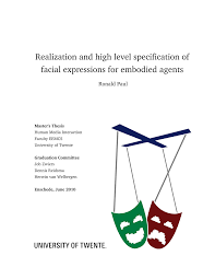 Realization And High Level Specification Of Facial Expressions For Embodied  Agents