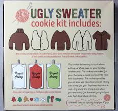 Ugly sweater cookie kit is not available for sale online. Trader Joe S Ugly Sweater Cookie Kit Becomebetty Com