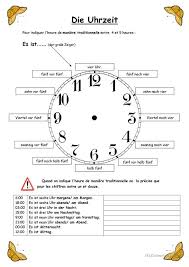 Die Uhrzeit Lernen Uhrzeit Lernen Lernen Tipps Schule