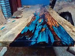 Stock Clearance Live Edge Resin Wood Dining Table Wood Resin Table Resin Table Amazing Resin