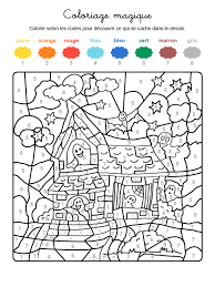 Imprimez votre coloriage magique de noël et proposez cette activité à vos enfants. Coloriage Magique De Halloween