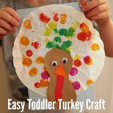 Easy Toddler Turkey Craft With Coffee Filters Easy Thanksgiving Crafts Toddler Crafts Crafts