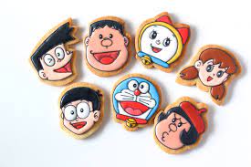 doraemon characters icing cookies ドラえもん登場人物アイシングクッキー アイシングクッキー アイシング クッキー