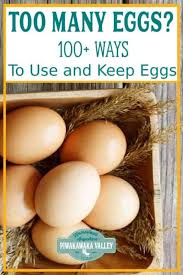 How.eggs have you already used? What To Do With An Abundance Of Eggs 100 Egg Heavy Recipes