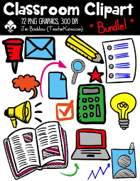 Classroom Clipart Bundle These 72 Awesome Graphics Are Just Perfect For Adding To Your Classroom Materials Classroom Clipart Classroom Material Clip Art