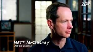 Jill and Matt McCluskey remembered Lauren “was so happy”