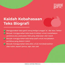 Ada juga perkataan sinonim dan berkaitan dengannya ada dipaparkan di sini. Teks Biografi Pengertian Struktur Dan Cirinya Bahasa Indonesia Kelas 10