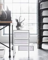 We Think Using Combining Industrial Furniture With Lighter Furniture Like This Mesh Drawers Is An Upcoming Trend Ikea Lagerung Ikea Schubladenelement