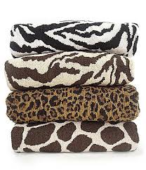 Bay Linens Animal Print Bath Towels Dillards Com Animal Print Decor Animal Print Print
