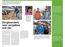 Zorgboerderij voor zorgeloos oud zijn