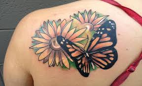 Butterfly Tattoo Meaning New Beginning Tattoos For Women With Meaning Butterfly Tattoo Designs Butterfly Tattoo On Shoulder Sunflower Tattoo Shoulder