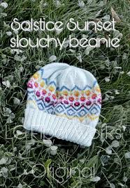 An online crafty treasure trove of yarn, tools, patterns, books, and more! Solstice Sunset Slouchy Beanie Knit Picks Felici In Punchbug And Wellness Baby In Mint Working On The Writing Formatting Testing And Editing Now Knitting