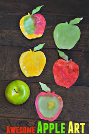 Fizzing Apples Art Project Science And Art Together Apple Art Apple Art Projects Autumn Activities