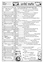English Vocabulary In Use Pre Intermediate And Intermediate гдз Modal Verbs 1 English Esl Worksheets For Distance Learning And Physical Classrooms In 2020 Verb Worksheets English Grammar English Language Learning