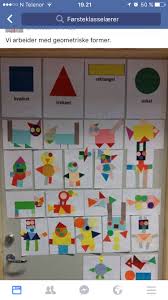 Geometri 1 4 Trinn Mathe Kunst Grundschule Geometrie Formen
