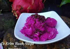 Cara membuat es krim mangga ini tidak sulit. Resep Es Krim Buah Naga Tanpa Sp Sedap