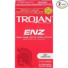Amazon Com Trojan Enz Non Lubricated Condoms Health