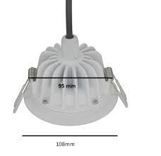 We only show part of our recessed lighting offering, please click here to view the full range available. Bathroom Downlight 15w Led Cut Out Size 95mm Myplanetled