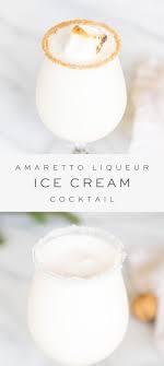 Snowball Recipe Amaretto Liqueur And Ice Cream Cocktail In 2020 Ice Cream Cocktails Snowballs Recipe Cocktail Desserts