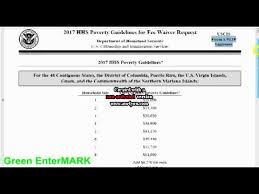 uscis form i 912p the federal poverty line chart on bases of family members