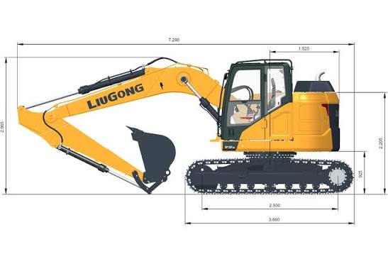 Liugong 913FCR Excavator