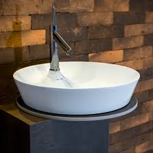 O Apoio Individual De Cuba Da Officina Portobello Executado No Produto Concrete Brown Traz A Cuba Cape Cod Da Duravit Apoiada Sobre Uma Home Decor Decor Sink