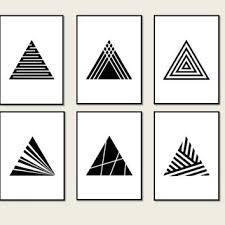 Mar 18, 2021 · creating your own home decor is rewarding: Set 6 Prints Minimalist Geometric From Artvintageprint On Etsy