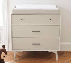 West Elm X Pbk Mid Century 3 Drawer Changing Table Pebble Pottery Barn Kids Modern Baby Furniture Baby Changing Tables Mid Century Dresser
