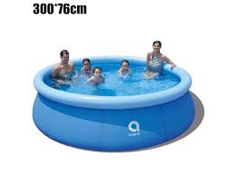 When the warm weather arrives, kids love playing outside. Inflatable Swimming Pool Sice 10ft X 30in Above Ground Paddling Pool Summer Water Party Outdoor Garden Backyard For Kids Baby Infant Toddlers Children Newegg Com