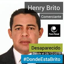 DondeEstaBrito El hermano de Henry Brito se entera por twitter el  30/12/2019 que este había sido detenido cerca del Batallón 513 Mariano  Montilla. Sin información oficial a la fecha. #DondeEstanLosDesaparecidos  #DesaparicionesForzosas @ONU_derechos ...
