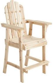 Amazon Com Tall Unfinished Fir Wood Adirondack Chair Bar Height Adirondack Chairs Garde Wood Adirondack Chairs Wooden Adirondack Chairs Wood Patio Chairs