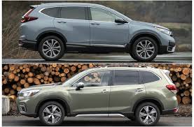 Fuel efficiency, interior versatility, and an abundance of modern technology. 2021 Honda Cr V Vs 2021 Subaru Forester Head To Head U S News World Report