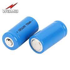 2x Wama 3 7v 700mah 16340 Cr123a Lir123 Li Ion Rechargeable Batteries Diy Powerbank Battery For Flashlight Drop Batteries Diy Rechargeable Flashlight Powerbank
