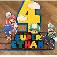 Make a mario cake topper easily with modelling chocolate the cake ninja way! Mario Cake Topper Etsy Decoracion De Mario Bros Cumple De Mario Bros Fiesta De Mario Bros