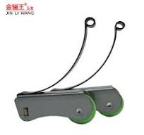 15 Years Factory Furniture Hardware Spare Parts Fittings Iron Sliding  Wardrobe Roller Plastic Door Track Roller Pulley Nylon Ball Bearing OEM ODM  Customized