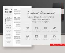 Writing a professional resume is a very important step in your job hunt. Simple Cv Template Resume Template For Microsoft Word Clean Curriculum Vitae Professional Cv Layout Modern Resume Teacher Resume 1 3 Page Resume Design Instant Download Resumetemplates Nl