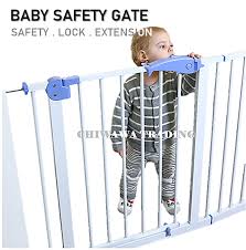 Hardware mounted and pressure mounted. Premium Baby Safety Gate Auto Lock Door Staircase Corridor For Baby Safe Security Extand From 75cm To 155cm Pagar Bayi Shopee Malaysia