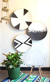 Diy Oversized Painted Plates Refunk My Junk Funky Home Decor Plates Diy Decor