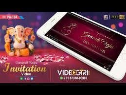 Mantra is a sacred phrase repeated several times while offering prayer to the deity and. Ganesh Chaturthi Invitation Video 2021 Ganpati Pooja Invitation For Whatsapp Vg 104 Youtube