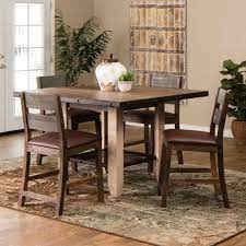 Rustic Counter Height Dining Table Set Jerome S Furniture Home Decor Rustic Dining Counter Height Dining Table Set Casual Dining Room Furniture Dining Table