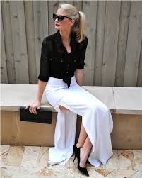 Black And White Maxi Skirt Outfit My Love Affair Continues With These 9 Perfectly Chic Maxi Skirts Dresses Fab You Bliss Fashion White Maxi Skirts Maxi Skirt Dress