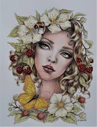 Christine Karron fairy fantasy2colourist Kim Laird