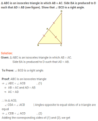 Ncert Solutions For Class 9 Maths Chapter 7 Triangles Ex 7 2 Solutions Math Class