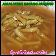 Asam Rebus Kacang Panjang Kacang Memasak Makanan