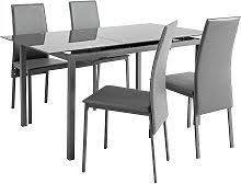 86 1/2 x 33 the table is 2 years old. Extending Glass Dining Table Shop Online And Save Up To 46 Uk Lionshome