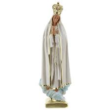 Cuenta católica promotora de la comunión de reparación y la consagración a los sagrados corazones de jesús y maría. Virgen Fatima 25 Cm Estatua Yeso Coloreada A Mano Barsanti Venta Online En Holyart