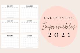 Calendario 2021 gratis para imprimir en formato pdf. Calendarios 2021 Para Imprimir Minimalista