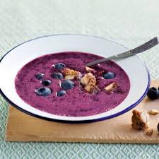 Heidelbeer Vanille Kaltschale Rezept Essen Fur Heisse Tage Rezepte Vanille