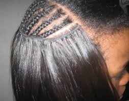 Once the braid is secured step 2: How To Install Your Own Sew In Weave So It Looks Natural Extensions For Thin Hair Hair Extensions Weave Diy Hair Weave